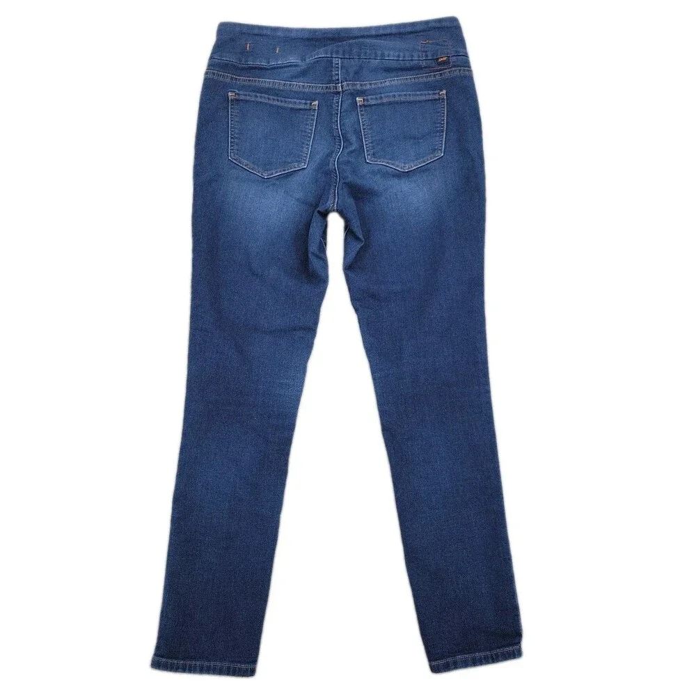 Jag Womens Pull On Jeans Size 10 High Rise Skinny Western Glove Works 30x29